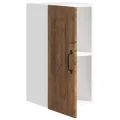 Armoire murale de cuisine Kalmar vieux bois bois d'ingénierie