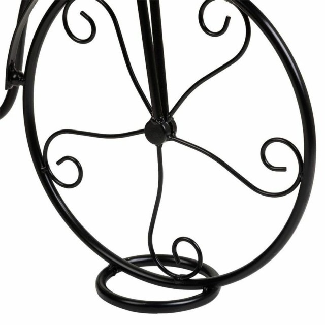 Supporto per Vaso Alexandra House Living Nero Ferro Piastrella Bicicle