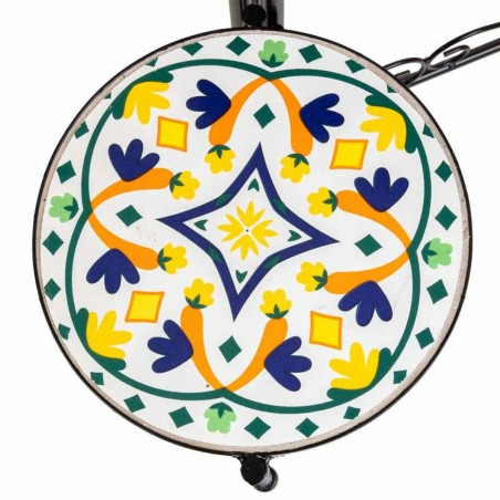 Supporto per Vaso Alexandra House Living Nero Ferro Piastrella 30 x 68