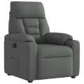 Fauteuil inclinable Gris foncé Tissu