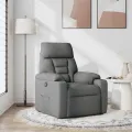 Fauteuil inclinable Gris foncé Tissu