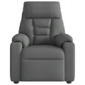Fauteuil inclinable Gris foncé Tissu