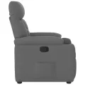 Fauteuil inclinable Gris foncé Tissu