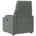 Fauteuil inclinable Gris foncé Tissu