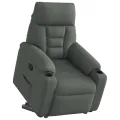 Fauteuil inclinable Gris foncé Tissu