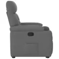 Fauteuil inclinable Gris foncé Tissu