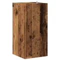 Armoire d'angle vieux bois 33x33x67 cm bois ingénierie