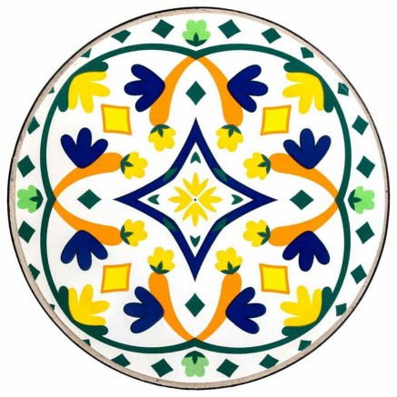 Sous-pot Alexandra House Living Noir Fer Carrelage 35 x 60 x 35 cm 2