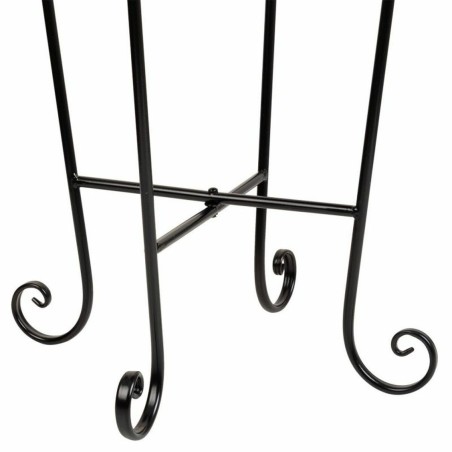 Flower Pot Stand Alexandra House Living Black Iron Tile 35 x 60 x 35 c