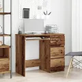 Bureau vieux bois 90x45x76 cm bois d'ingénierie