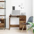 Bureau vieux bois 90x45x76 cm bois d'ingénierie
