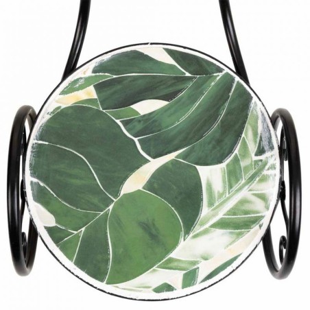 Sous-pot Alexandra House Living Noir Fer Carrelage Bicyclette 26 x 43