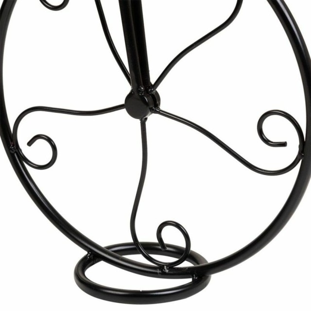 Supporto per Vaso Alexandra House Living Nero Ferro Piastrella Bicicle
