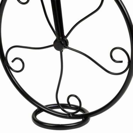 Supporto per Vaso Alexandra House Living Nero Ferro Piastrella Bicicle