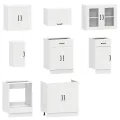 Ensemble d'armoires cuisine 8pcs Kalmar blanc bois d'ingénierie