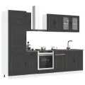 Ensemble d'armoires de cuisine 8 pcs Kalmar bois d'ingénierie
