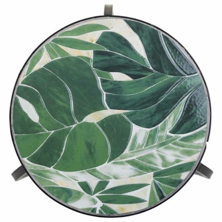 Soporte para Maceta Alexandra House Living Negro Hierro Azulejo 35 x 3 2