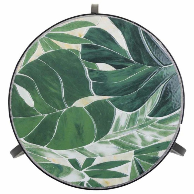 Blumentopfhalter Alexandra House Living Schwarz Eisen Kachel 35 x 36 x