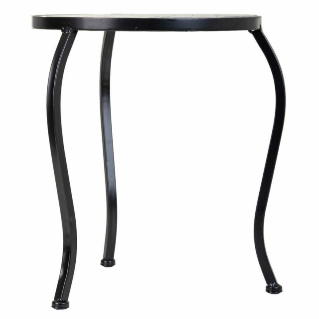Soporte para Maceta Alexandra House Living Negro Hierro Azulejo 35 x 3