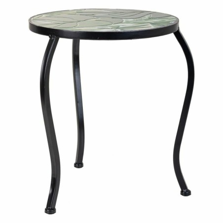 Flower Pot Stand Alexandra House Living Black Iron Tile 35 x 36 x 35 c