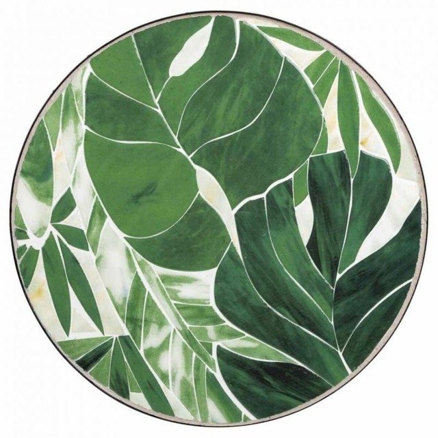 Supporto per Vaso Alexandra House Living Nero Ferro Piastrella 38 x 50