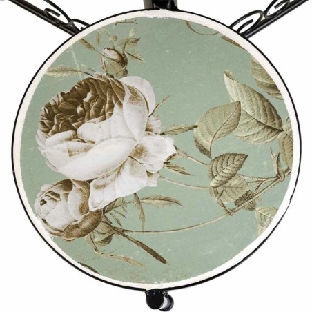 Supporto per Vaso Alexandra House Living Nero Ferro Piastrella 30 x 68