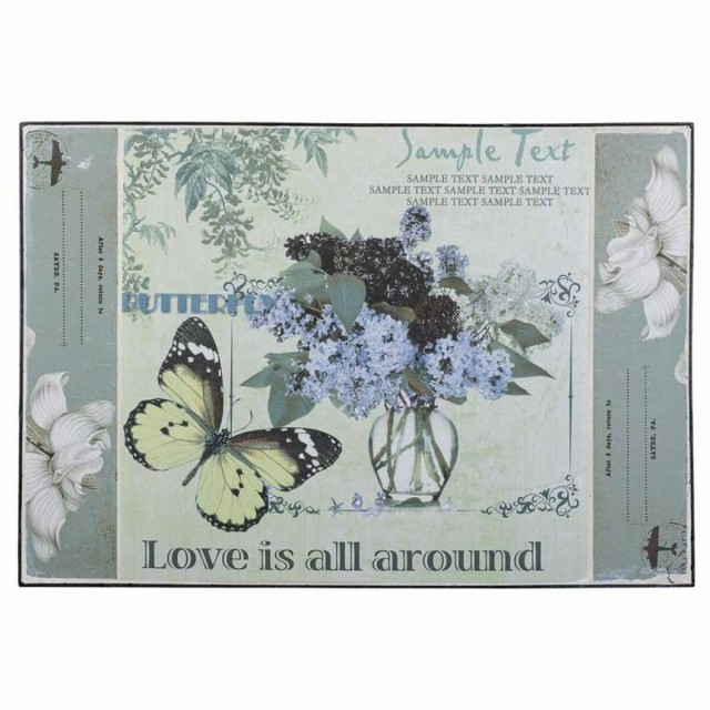 Supporto per Vaso Alexandra House Living Nero Ferro Piastrella 37 x 51