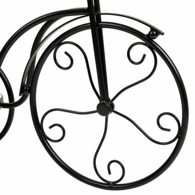 Blumentopfhalter Alexandra House Living Schwarz Eisen Kachel Fahrrad 2