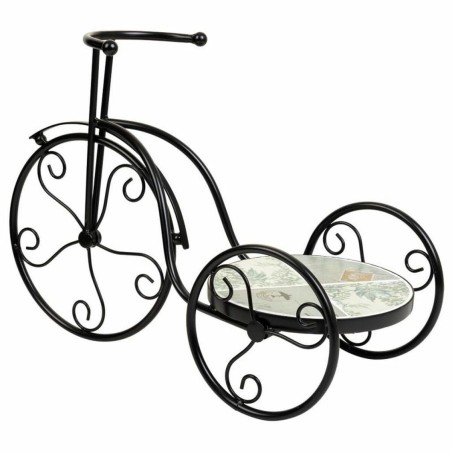Blumentopfhalter Alexandra House Living Schwarz Eisen Kachel Fahrrad 2