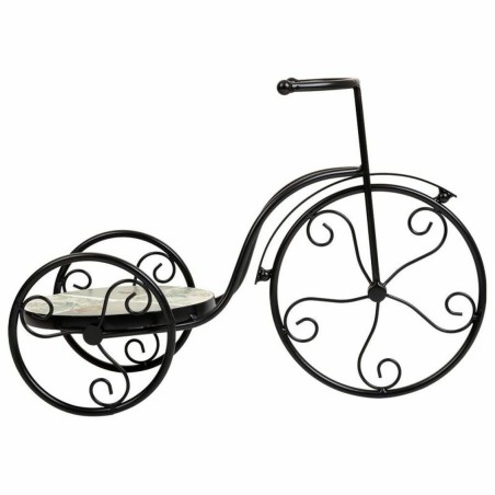 Flower Pot Stand Alexandra House Living Black Iron Tile Bicycle 23 x 3