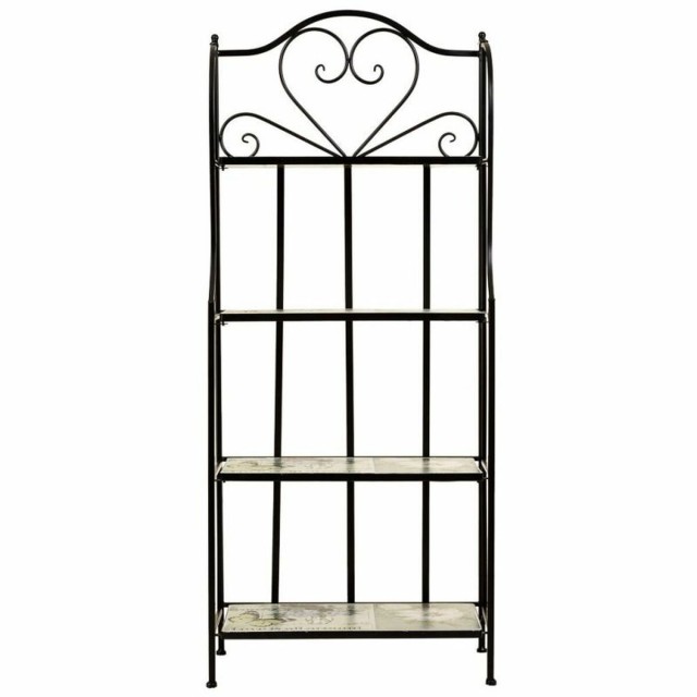 Shelves Alexandra House Living Black Iron Ironwork Tile 27 x 133 x 57