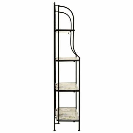 Estantería Alexandra House Living Negro Hierro Forja Azulejo 27 x 133