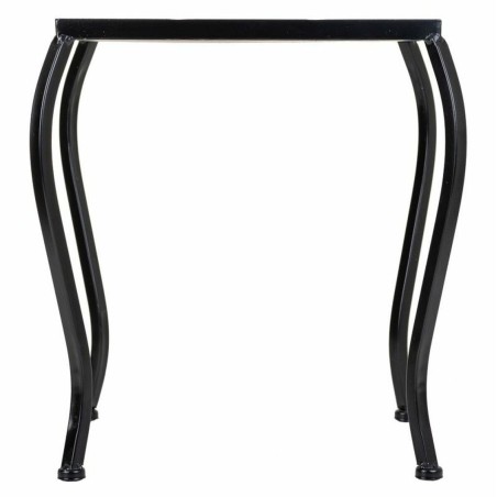 Soporte para Maceta Alexandra House Living Negro Hierro Azulejo 33 x 3