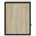 Tables de chevet murales 2 pcs chêne sonoma 40x31x39,5 cm