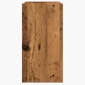 Table d'appoint vieux bois 50x26x50 cm bois d'ingénierie