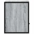 Table de chevet murale sonoma gris 40x31x39,5 cm