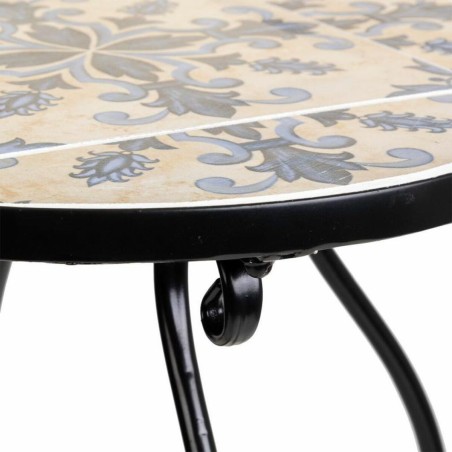 Soporte para Maceta Alexandra House Living Negro Hierro Azulejo 35 x 6