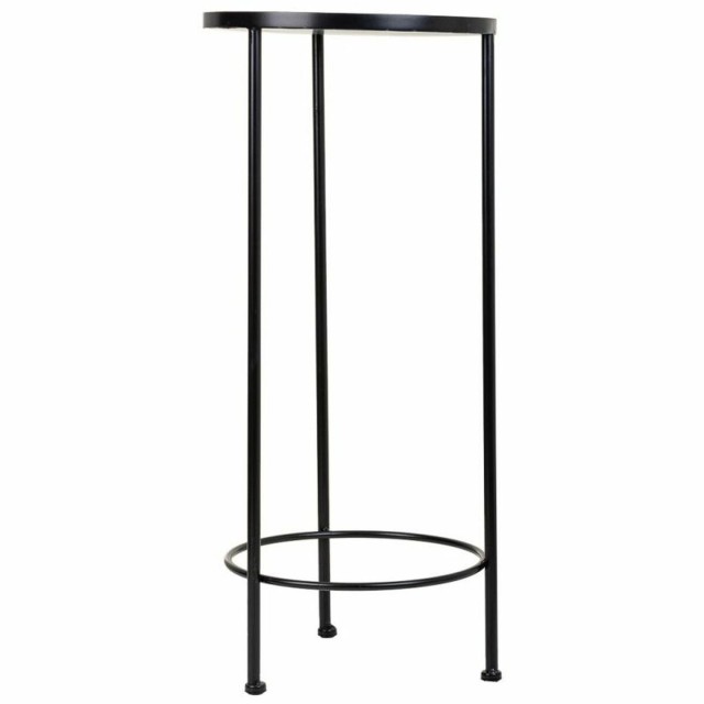 Flower Pot Stand Alexandra House Living Black Iron Tile 30 x 68 x 30 c