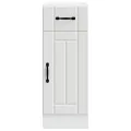 Armoire de cuisine Lucca blanc bois d'ingénierie