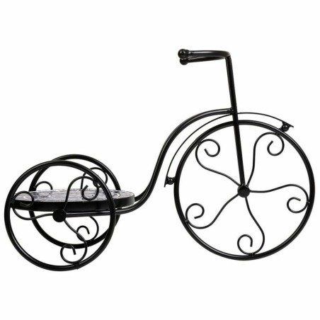 Supporto per Vaso Alexandra House Living Nero Ferro Piastrella Bicicle