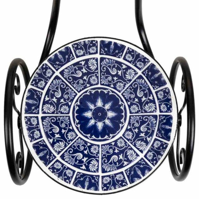 Sous-pot Alexandra House Living Noir Fer Carrelage Bicyclette 23 x 36