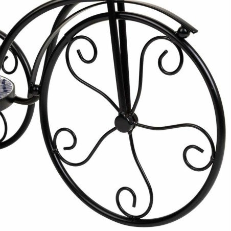 Sous-pot Alexandra House Living Noir Fer Carrelage Bicyclette 23 x 36