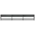 Meuble TV sonoma gris 270x40x46 cm bois d'ingénierie