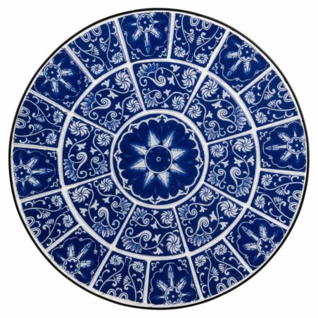 Soporte para Maceta Alexandra House Living Negro Hierro Azulejo 30 x 6