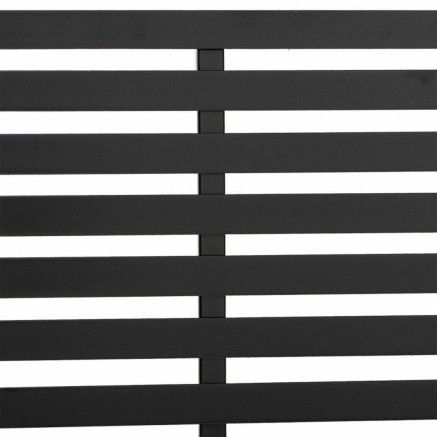 Bank Alexandra House Living Schwarz Eisen 50 x 88 x 110 cm 2