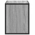 Meuble TV sonoma gris 60x31x39,5 cm bois d'ingénierie et métal
