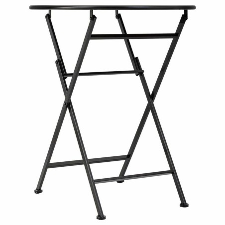 Conjunto de Mesa con 2 Sillas Alexandra House Living Negro 60 x 75 x 6