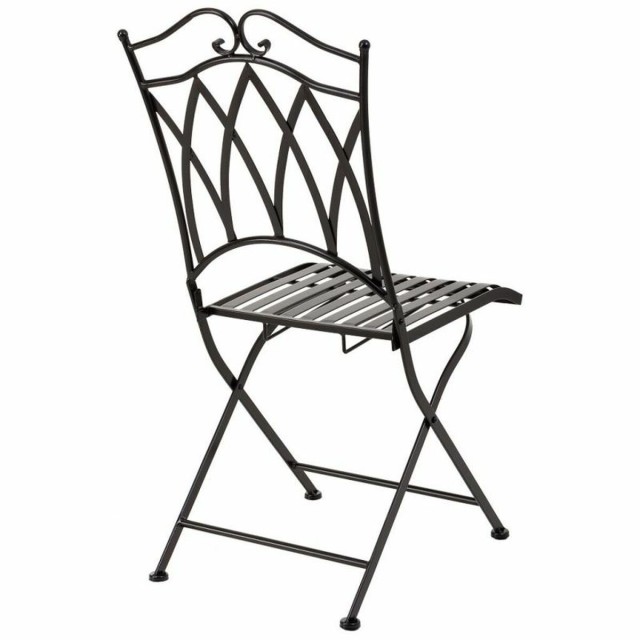 Tisch-Set mit 2 Stühlen Alexandra House Living Schwarz 60 x 75 x 60 c