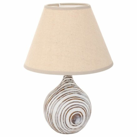Lampada da tavolo Alexandra House Living Bianco Poliresina 220-240 V 1