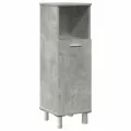 Ensemble de meubles de salle de bain 3 pcs gris béton